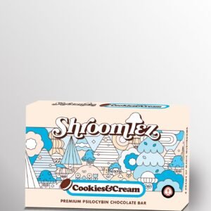 Buy Shroomiez Cookies & Cream Chocolate Bar
